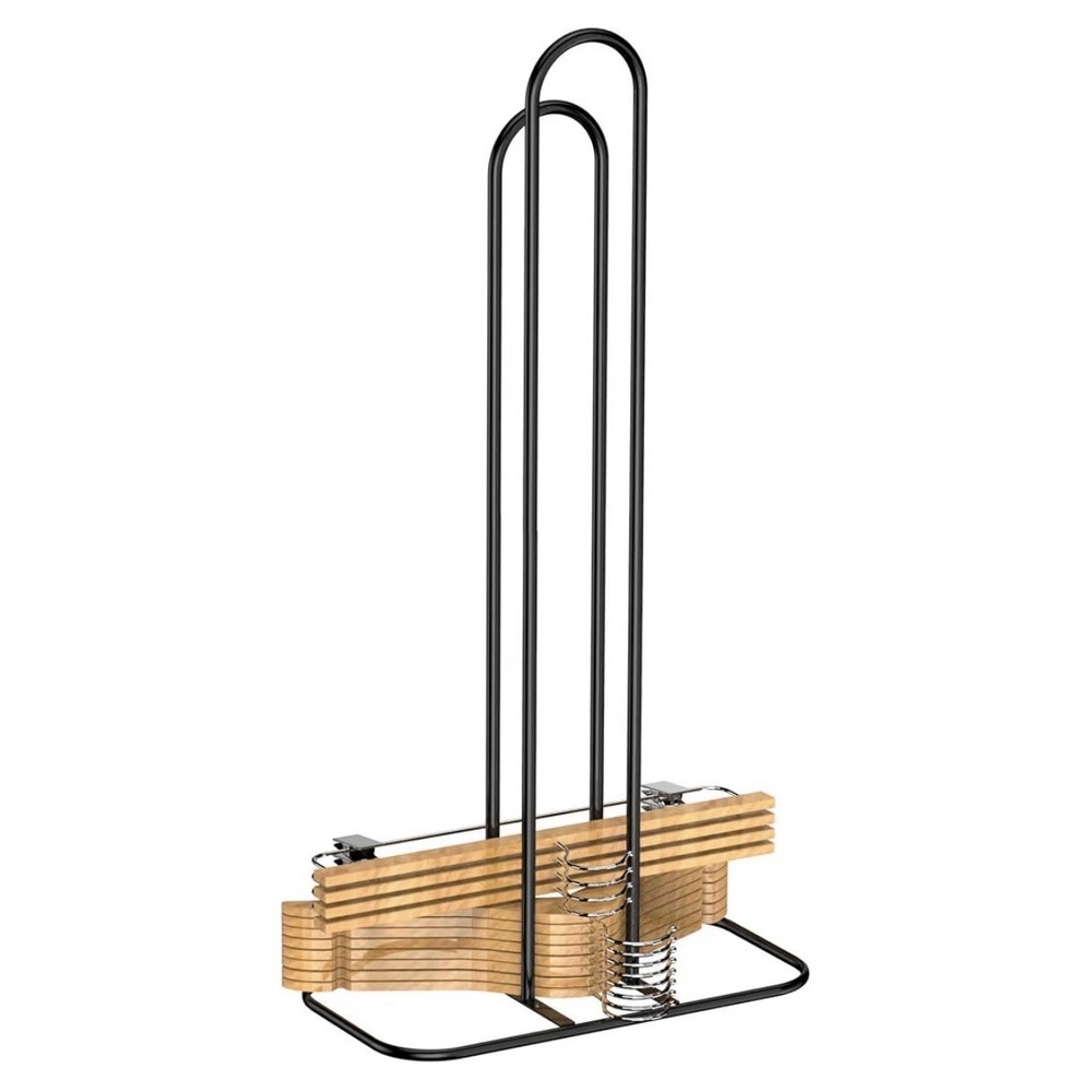 Hanger Stacker Organizer Portable Storage Rack Holder 100-Hangers Laundry Chrome